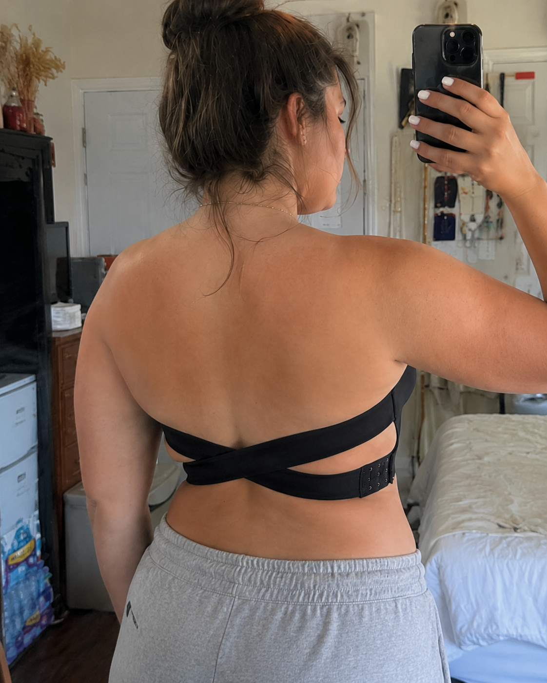 Strapless Jelly Bra - Black