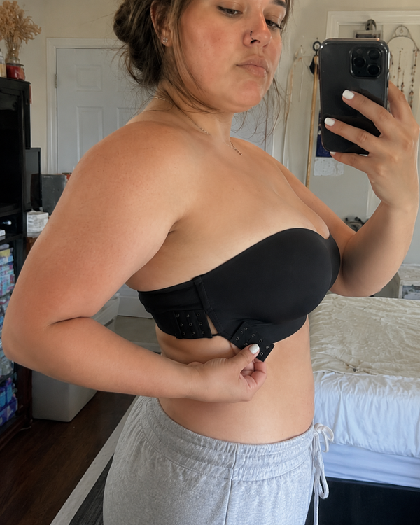 Strapless Jelly Bra - Black